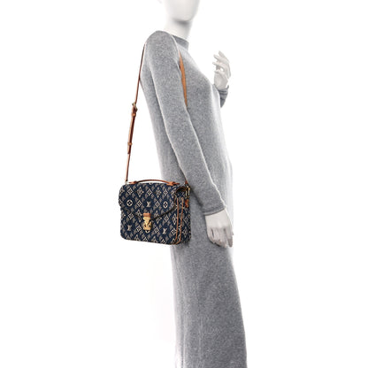 Louis Vuitton Jacquard Since 1854 Pochette Metis Blue 2 of 11