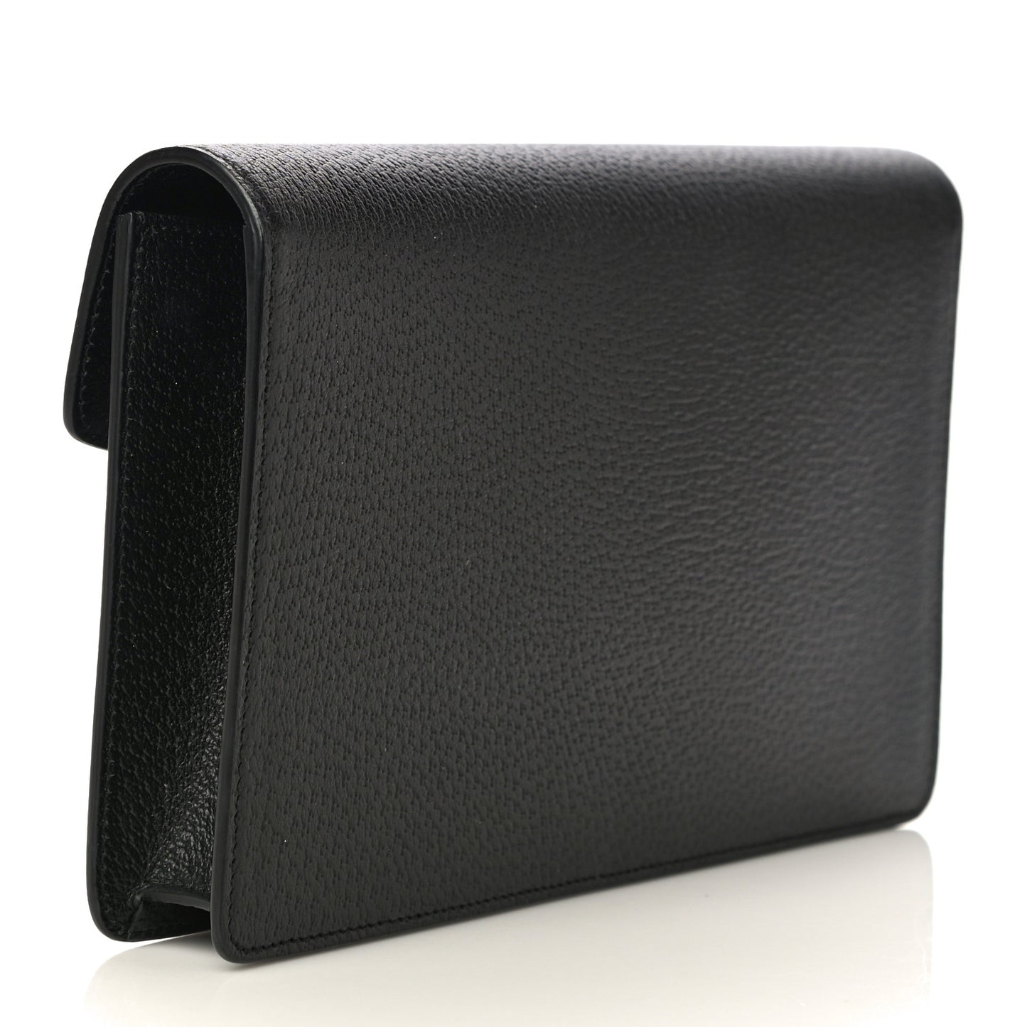 Dollar Calfskin Crystal Dionysus Clutch Wristlet Black Black Diamond