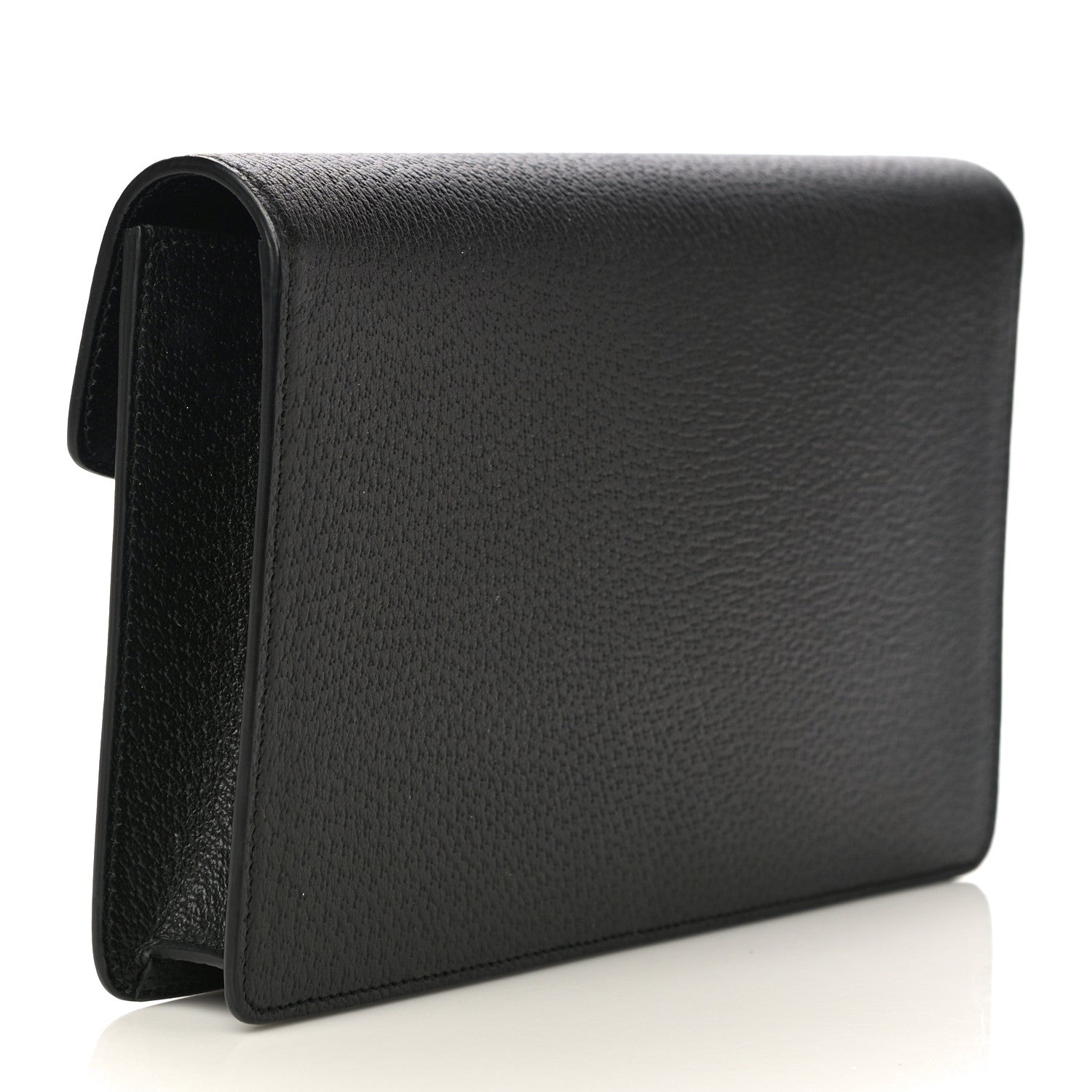 Gucci Dollar Calfskin Crystal Dionysus Clutch Wristlet Black Black Diamond 3 of 11