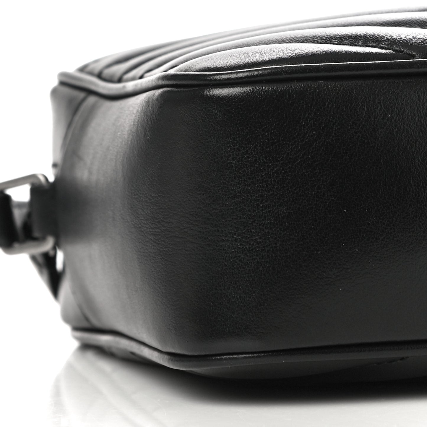 Calfskin Matelasse Monogram Lou Camera Bag Black