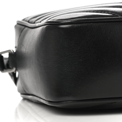 Saint Laurent Calfskin Matelasse Monogram Lou Camera Bag Black 8 of 10