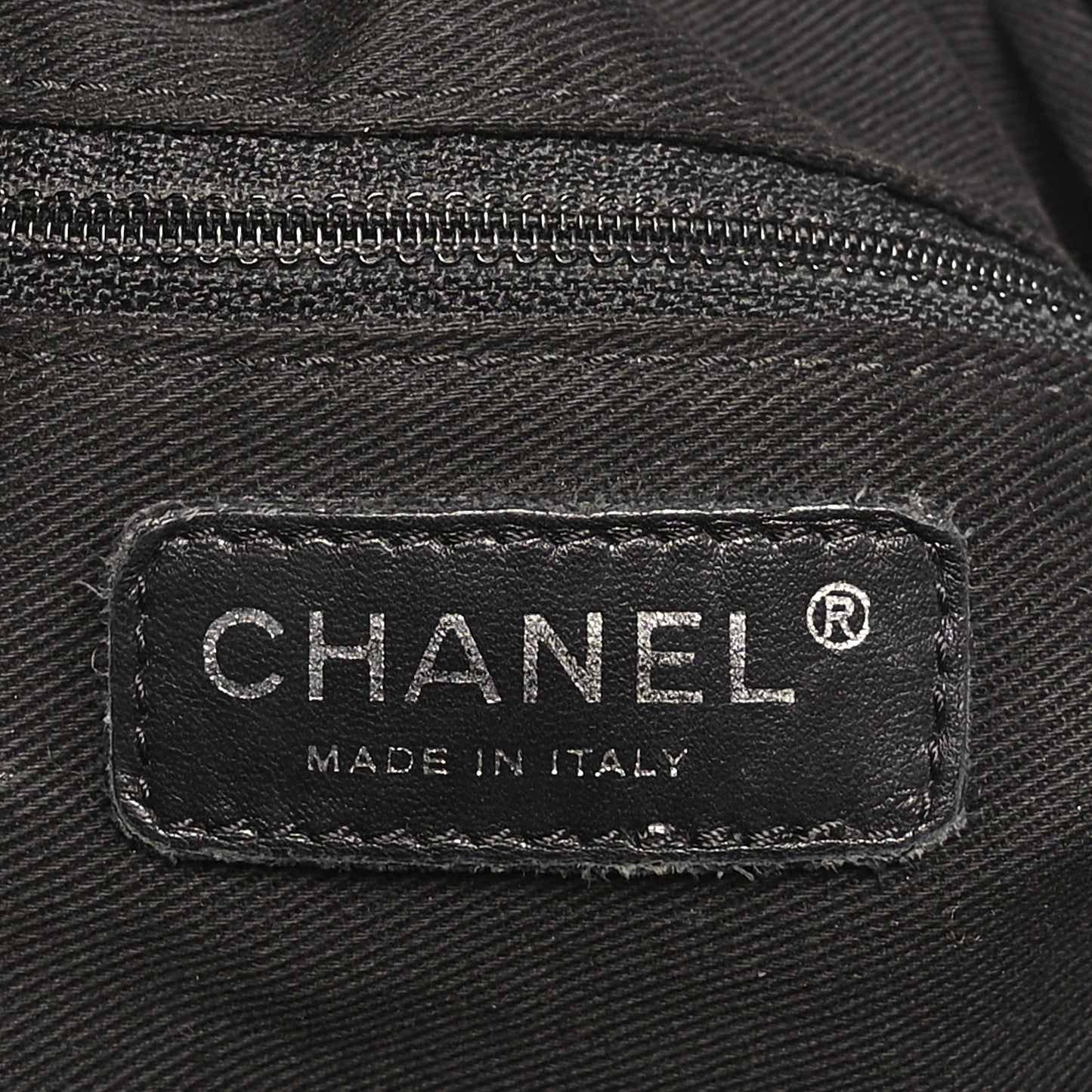 Lambskin Stitched Expandable Tote Black