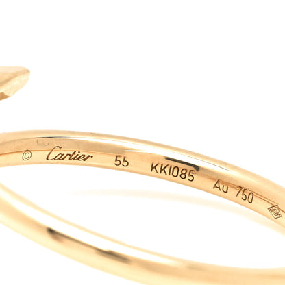Cartier 18K Yellow Gold Small Juste Un Clou Ring 55 7.25 4 of 4