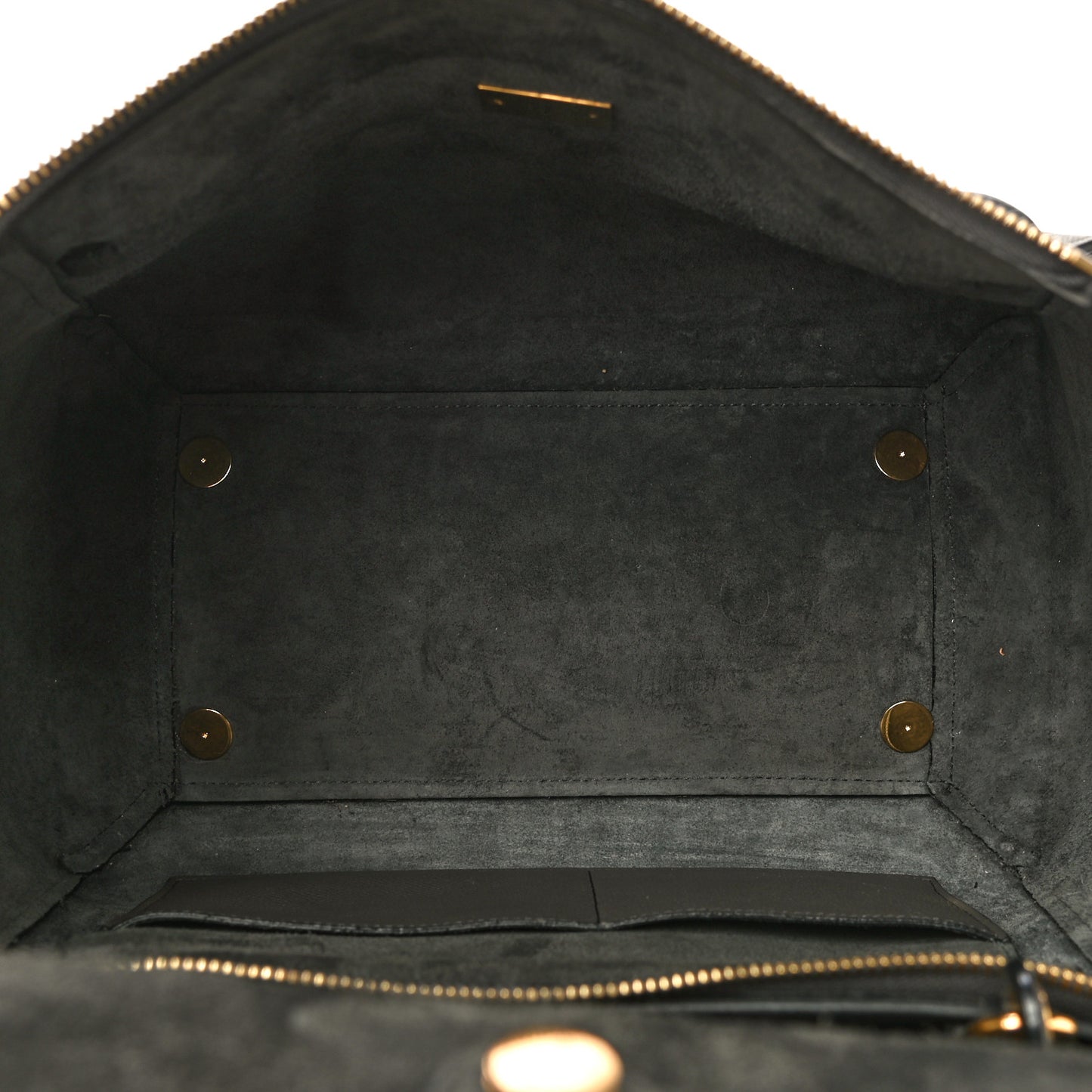 Grained Calfskin Mini Belt Bag Grey