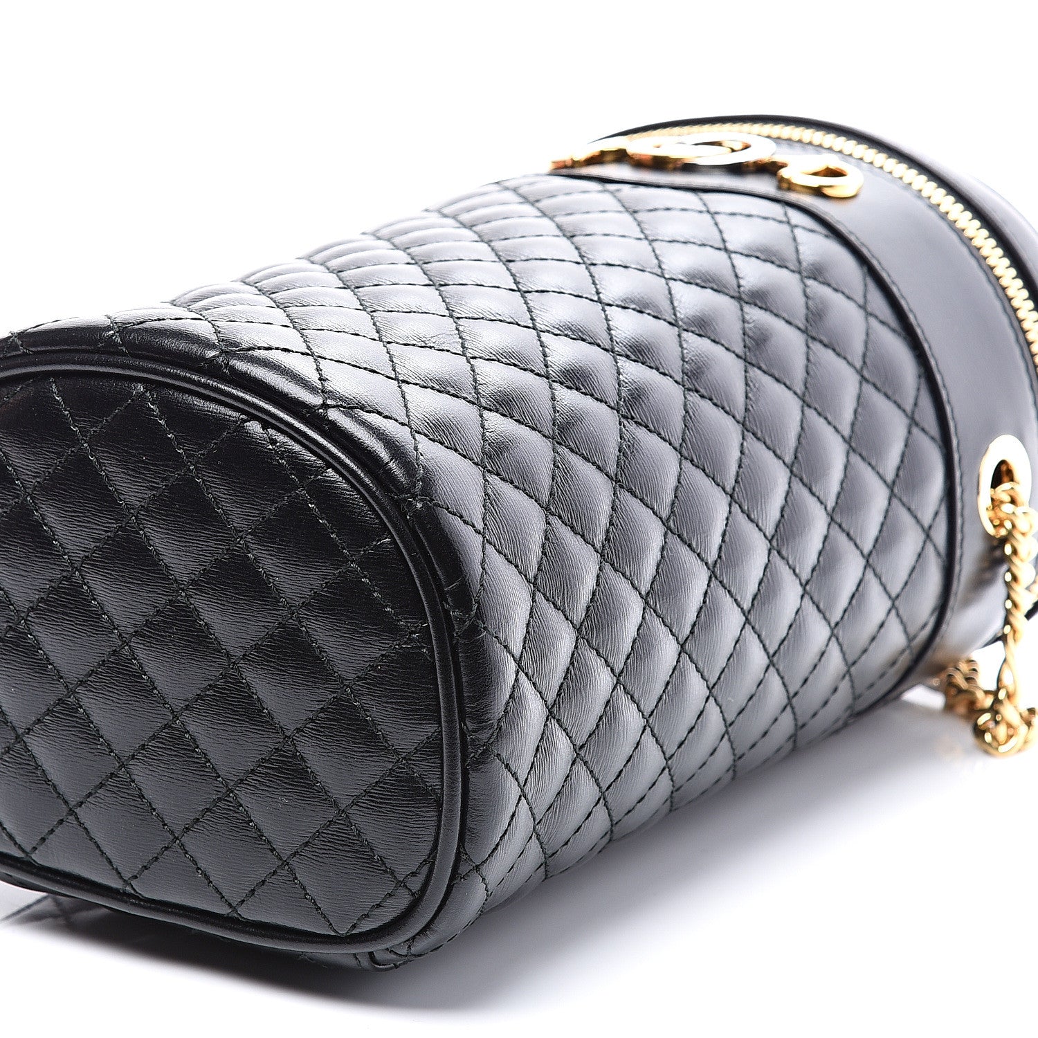 Gucci Calfskin Trapuntata Zumi Belt Bag Black 11 of 14