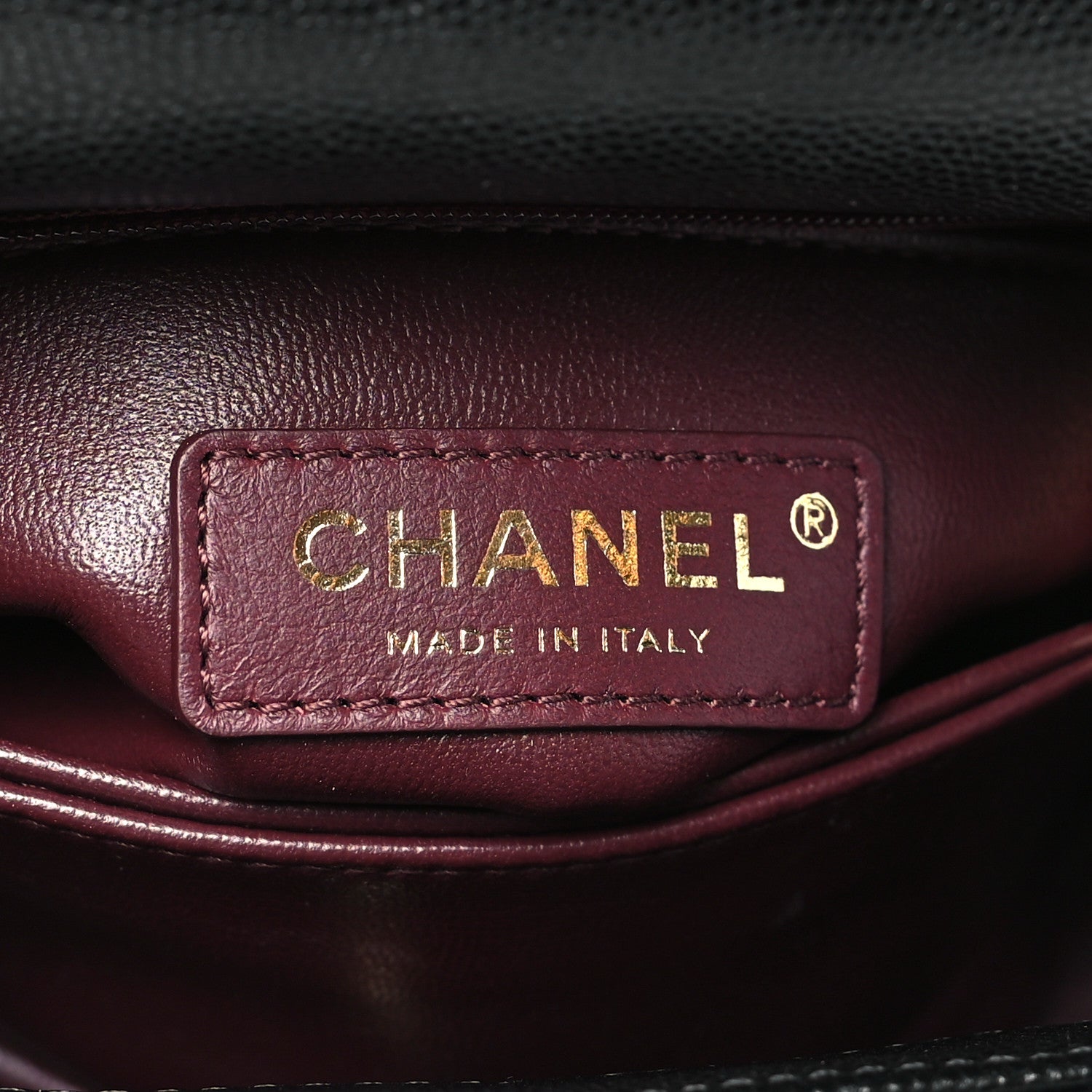 Chanel Caviar Lizard Embossed Quilted Extra Mini Coco Handle Flap Black 6 of 11