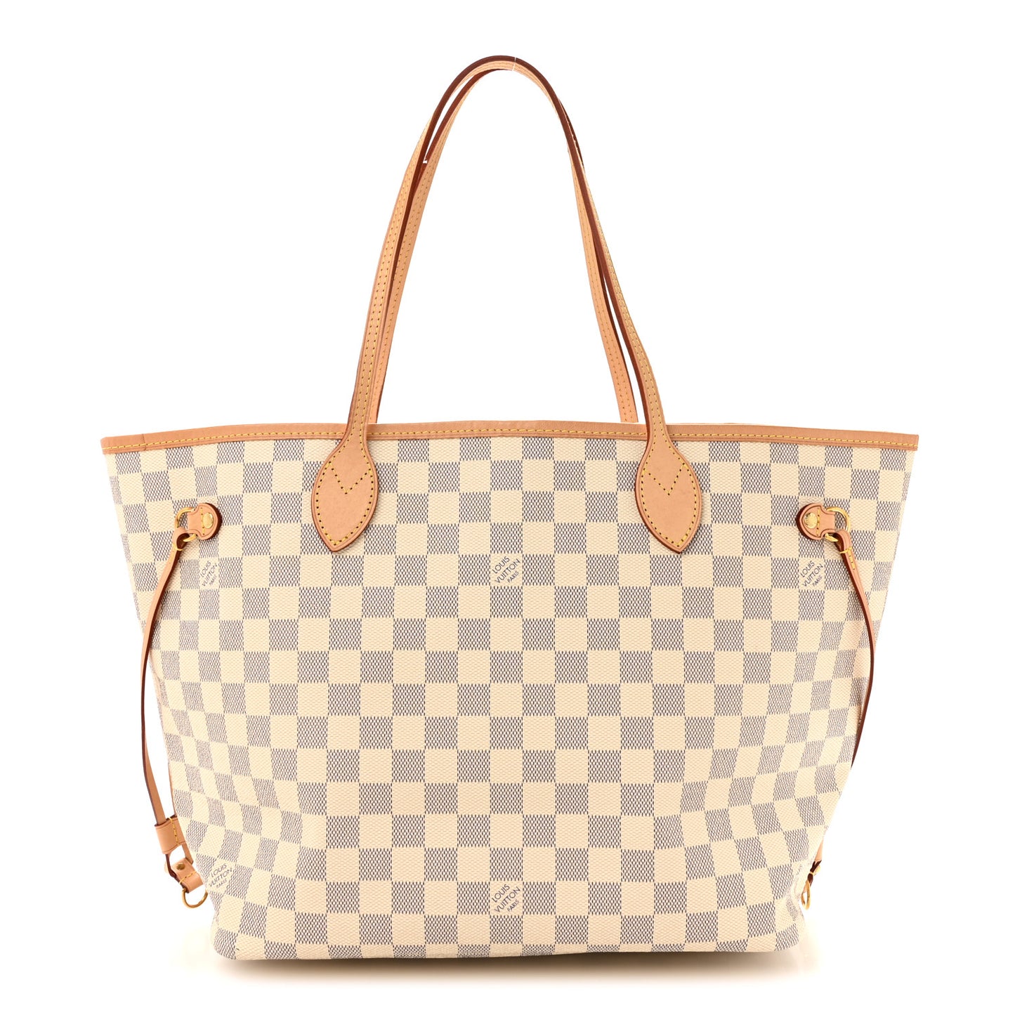 Damier Azur Neo Neverfull MM Rose Ballerine