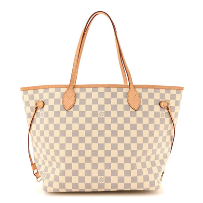 Louis Vuitton Damier Azur Neo Neverfull MM Rose Ballerine 1 of 13