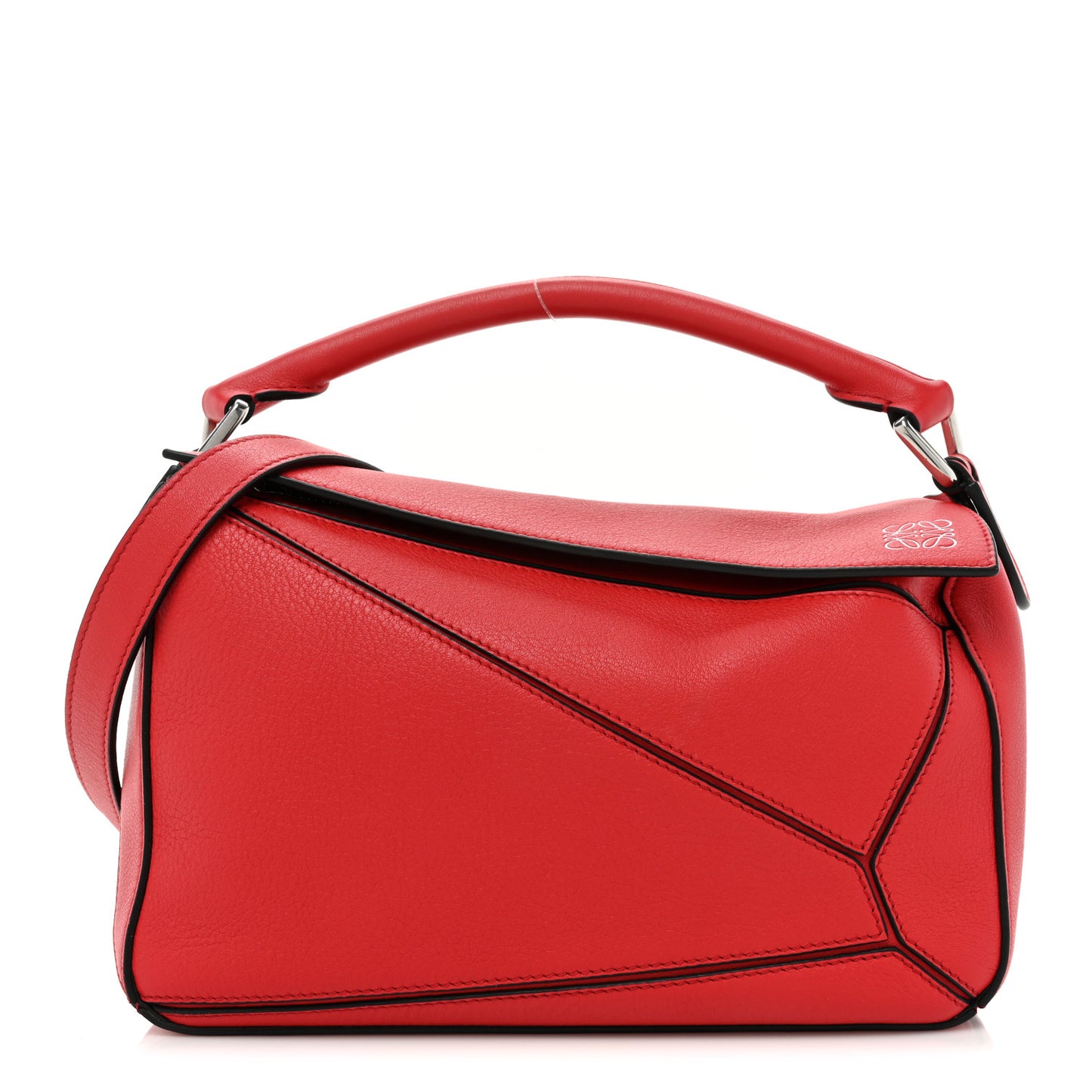 Calfskin Small Puzzle Bag Scarlet