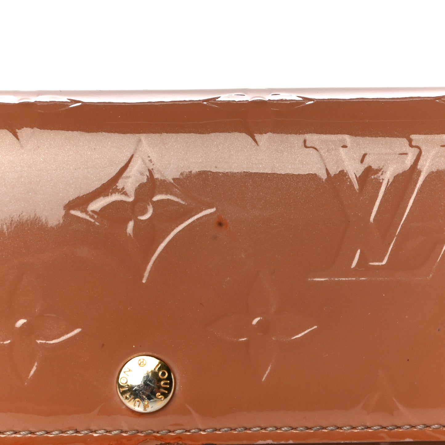 Vernis Sarah Wallet Rose Velours