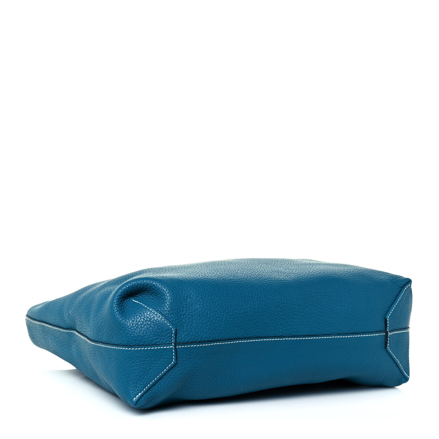 Hermes Taurillon Clemence Double Sens 36 Reversible Tote Bleu Sapphire Izmir 14 of 22