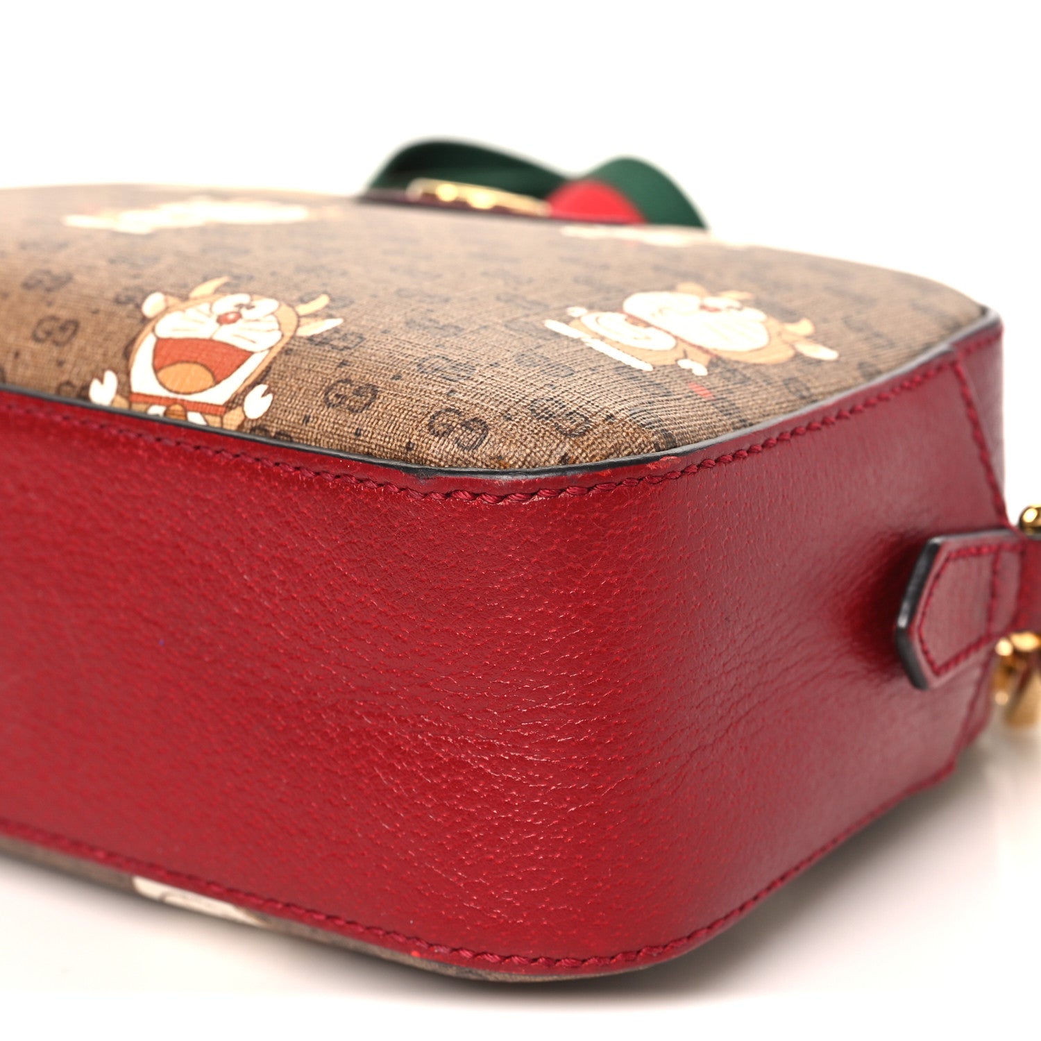 Gucci X DORAEMON Mini Vintage GG Supreme Monogram Shoulder Bag
