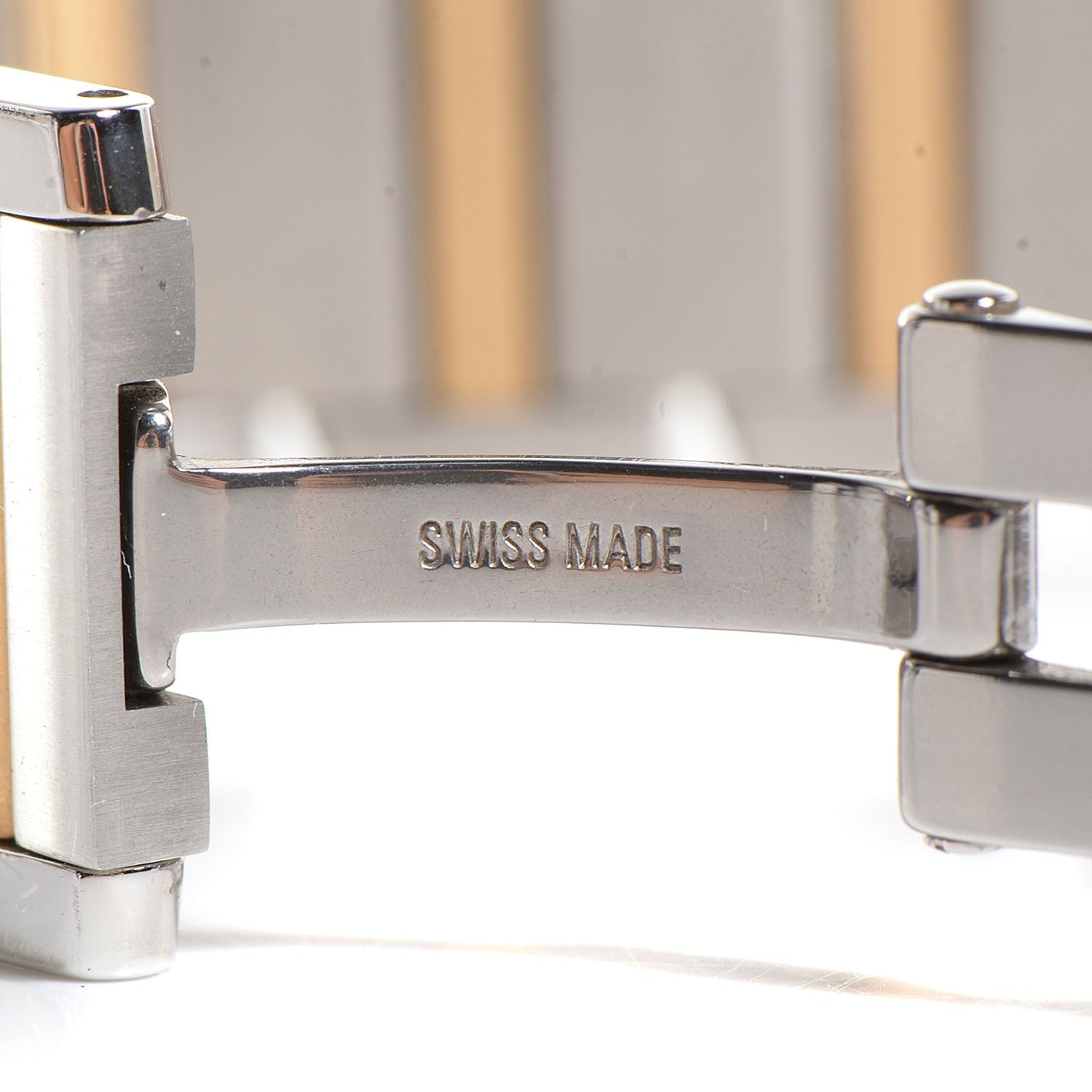 Cartier Stainless Steel 18K Yellow Gold 25mm Tank Francaise Quartz Watch 6 of 9