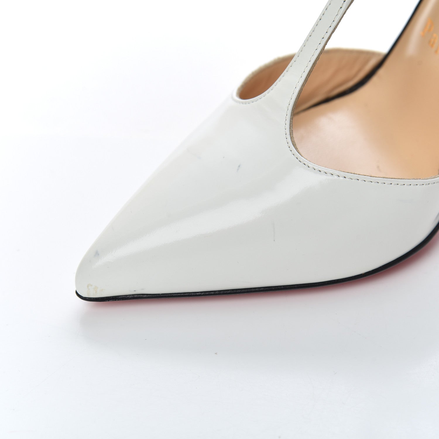 Christian Louboutin Jazz Calf Kid Patent Leopard Confusa 100 Pumps 37 White Black 11 of 15