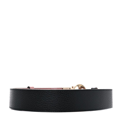 Gucci Calfskin 1973 Reversible Belt 80 32 Black Pink 2 of 4