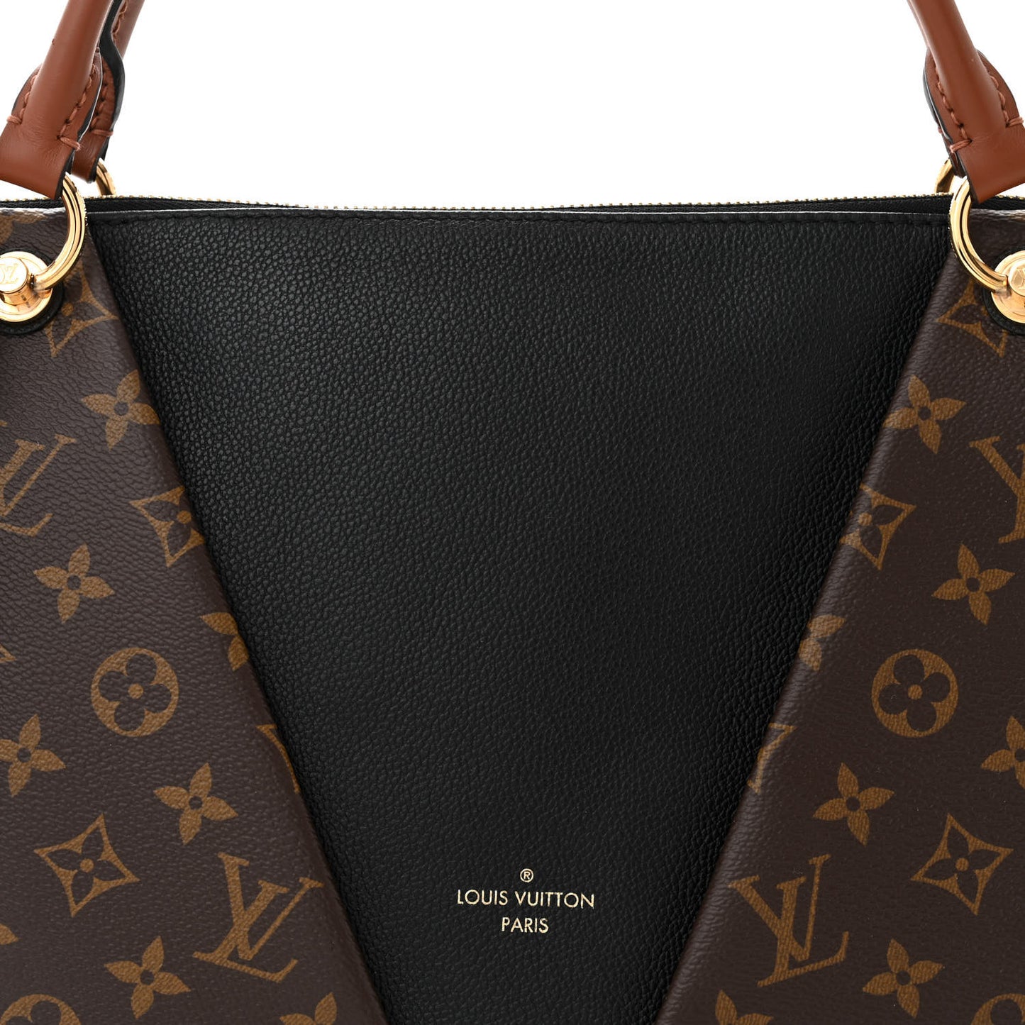 Monogram V Tote MM Black
