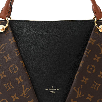 Louis Vuitton Monogram V Tote MM Black 7 of 10