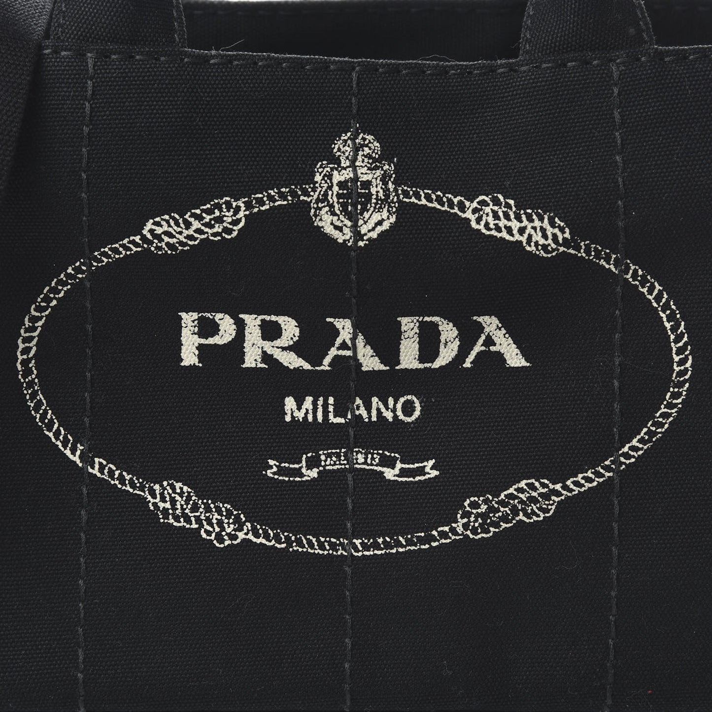 Canapa Small Logo Tote Black