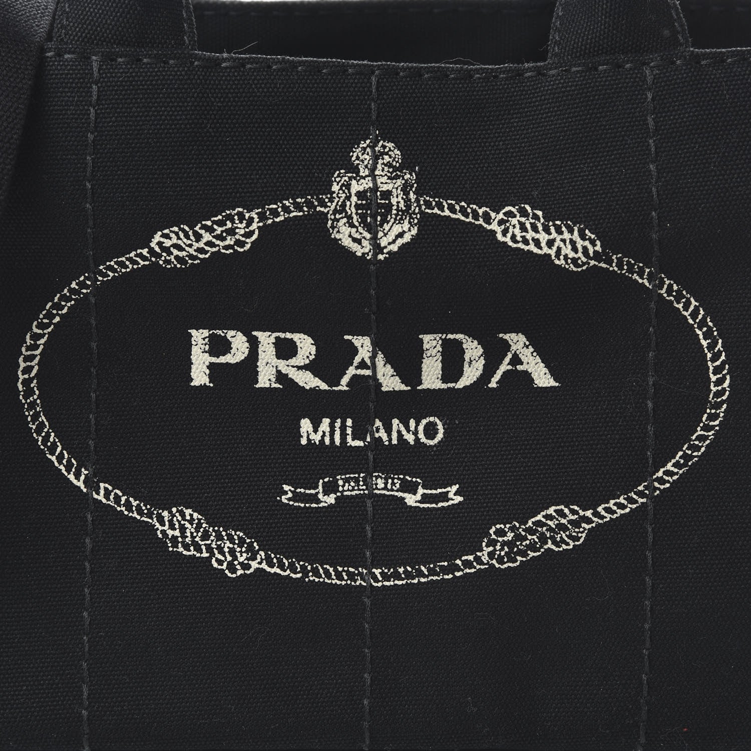 Prada Canapa Small Logo Tote Black 9 of 9