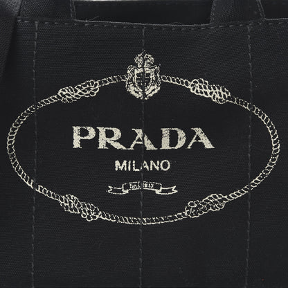 Prada Canapa Small Logo Tote Black 9 of 9