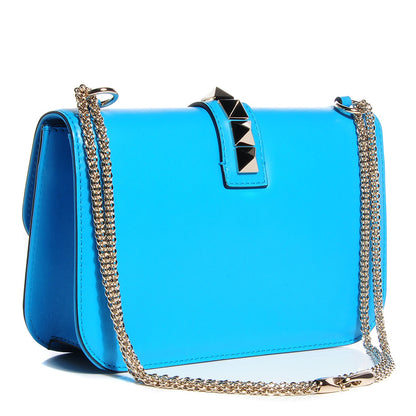 Valentino Garavani Vitello Medium Glam Lock Rockstud Flap Parrot 3 of 8