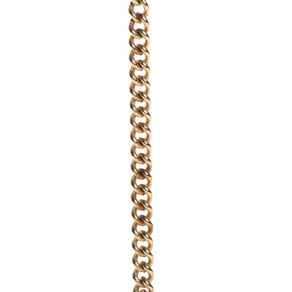 Chanel CC Drop Earrings Matte Gold 4 of 5