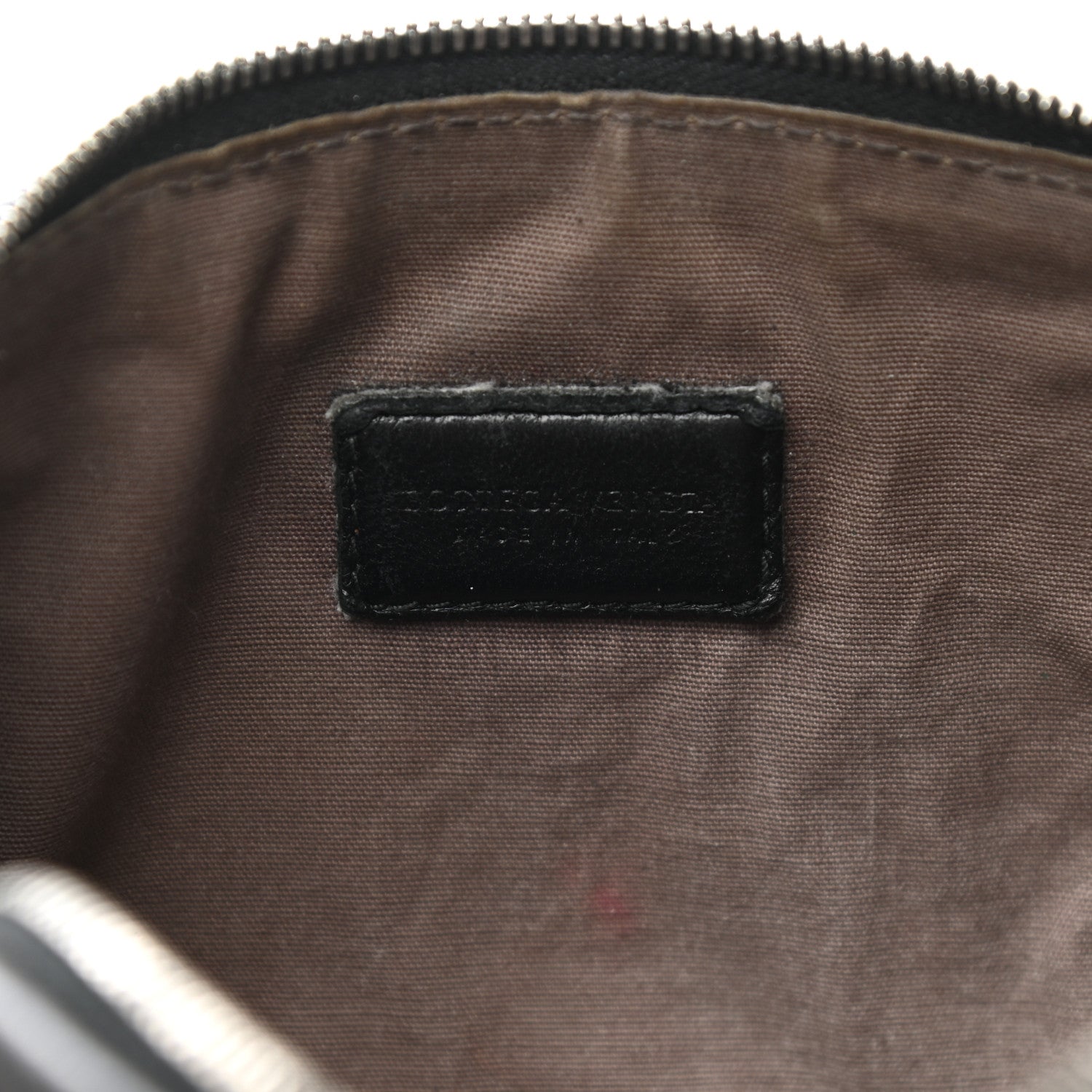 Bottega Veneta Nappa Intrecciato Small Cosmetic Pouch Black 6 of 7