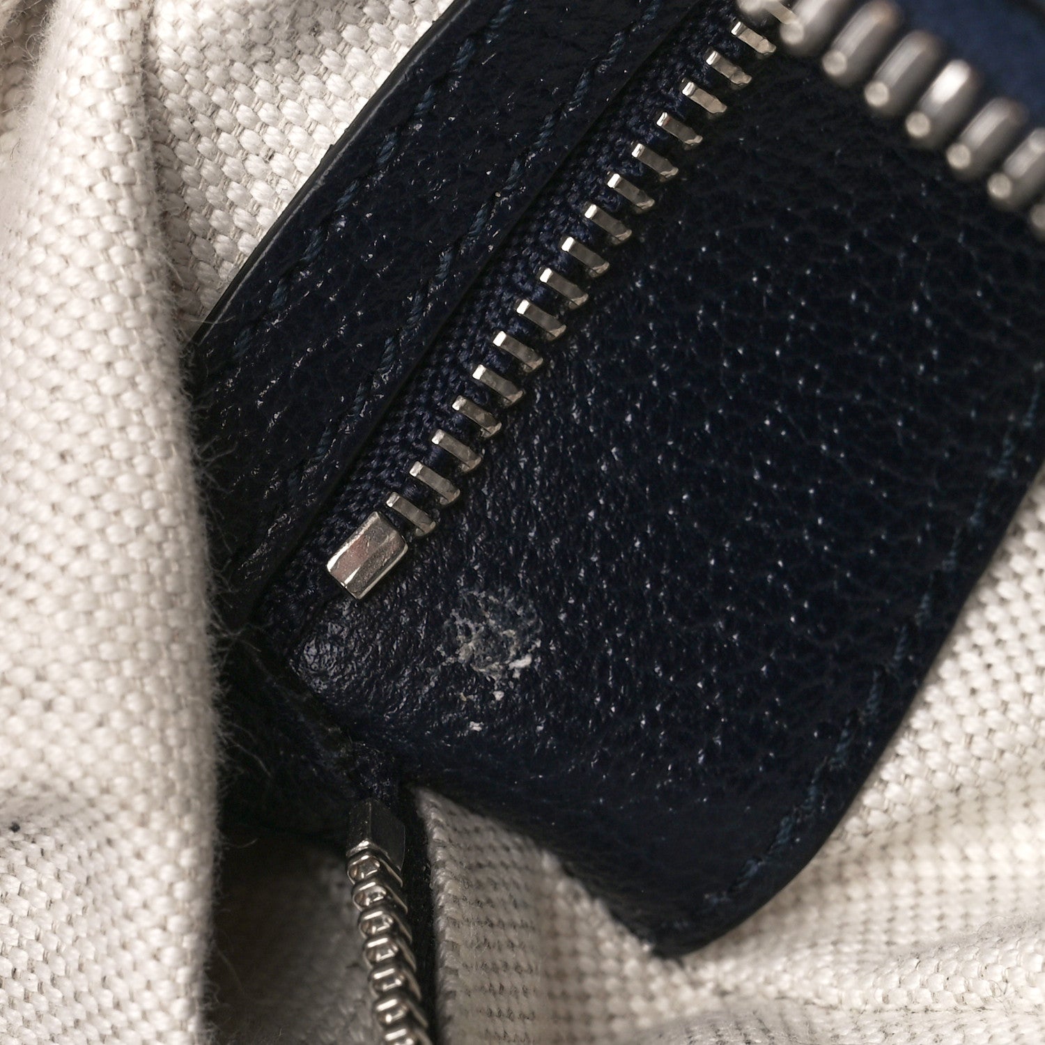 Gucci GG Supreme Monogram Textured Calfskin Web Large Attache Shoulder Bag Beige Blue 13 of 13