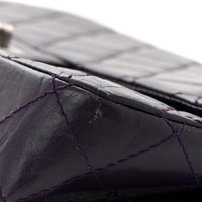 Chanel Aged Calfskin Quilted 2.55 Reissue 227 Flap Dark Purple 11 of 12