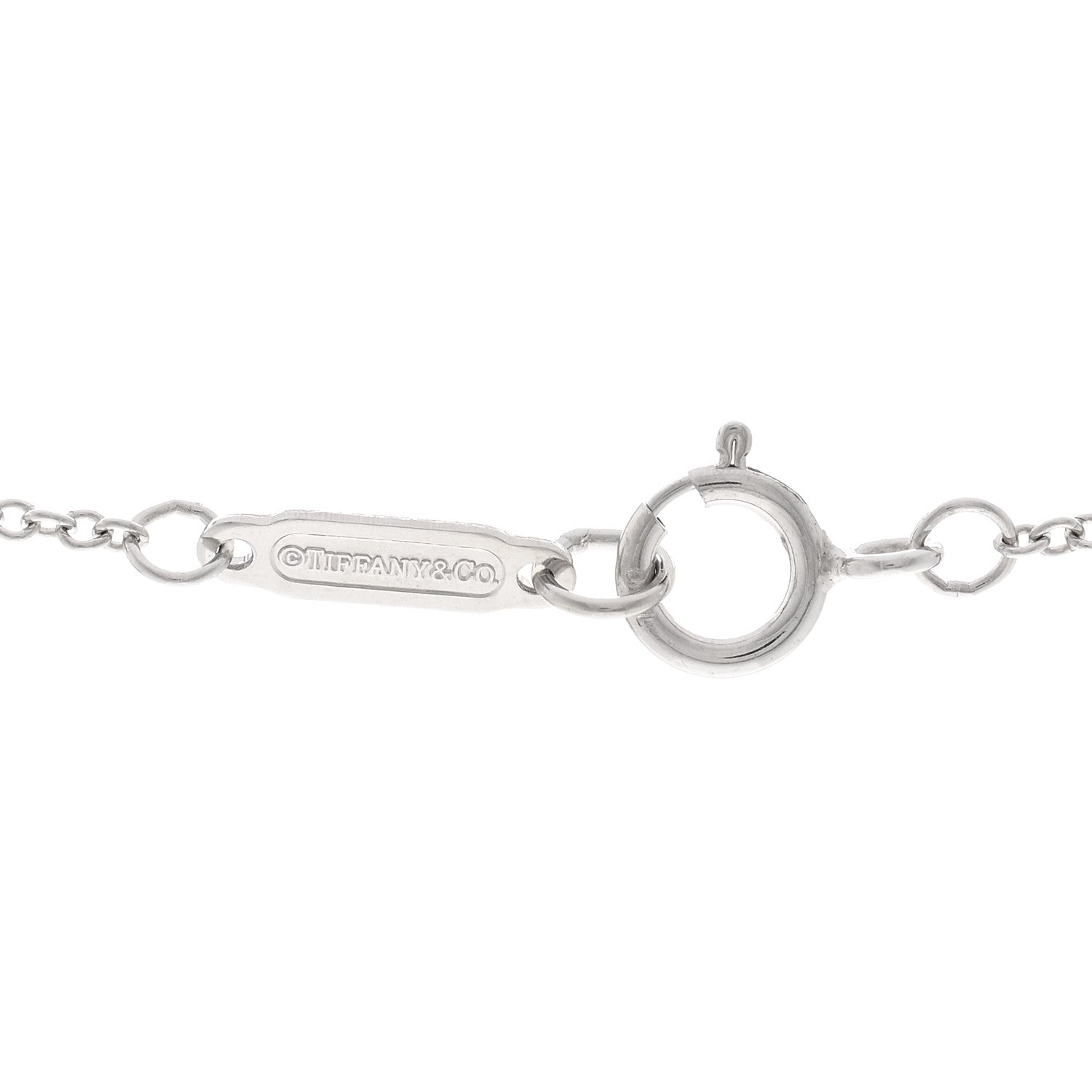 Tiffany Platinum Diamond Star Pendant Necklace 4 of 5