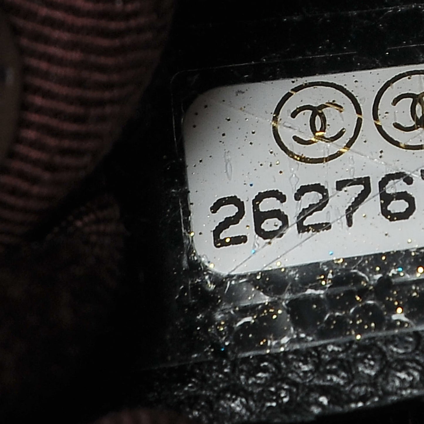 Caviar Quilted Small Cosmetic Case Black