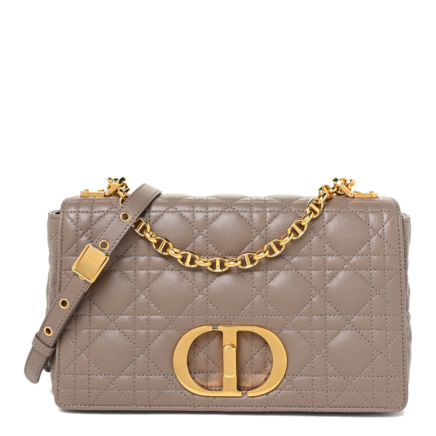 Lambskin Cannage Medium Caro Bag Warm Taupe