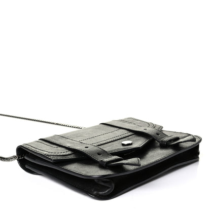 Proenza Schouler Lambskin Large PS1 Chain Wallet Black 3 of 6