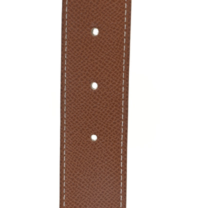 Hermes Box Togo 32mm H Belt 65 Black Gold 4 of 4