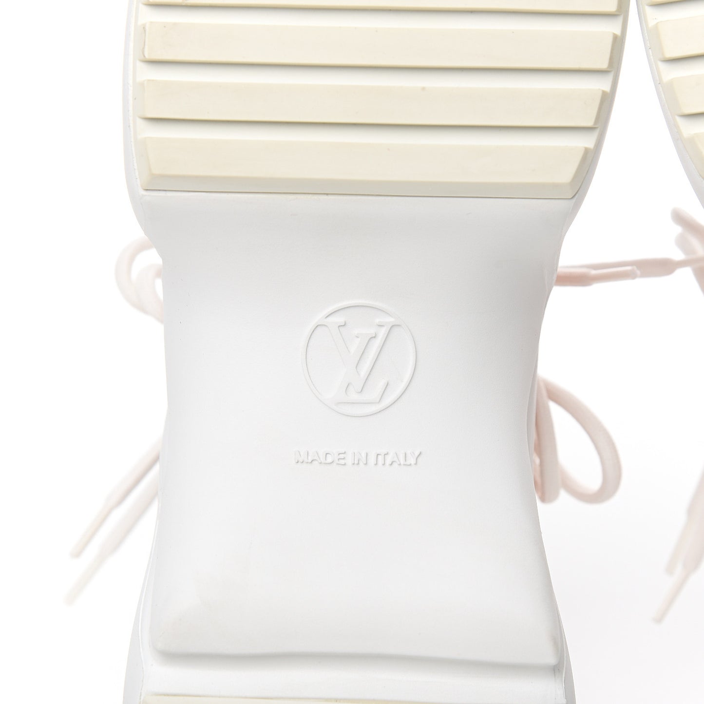 Calfskin Technical Nylon LV Archlight Sneakers 37 White Orange Blue