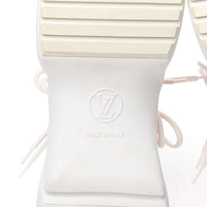 Louis Vuitton Calfskin Technical Nylon LV Archlight Sneakers 37 White Orange Blue 6 of 9