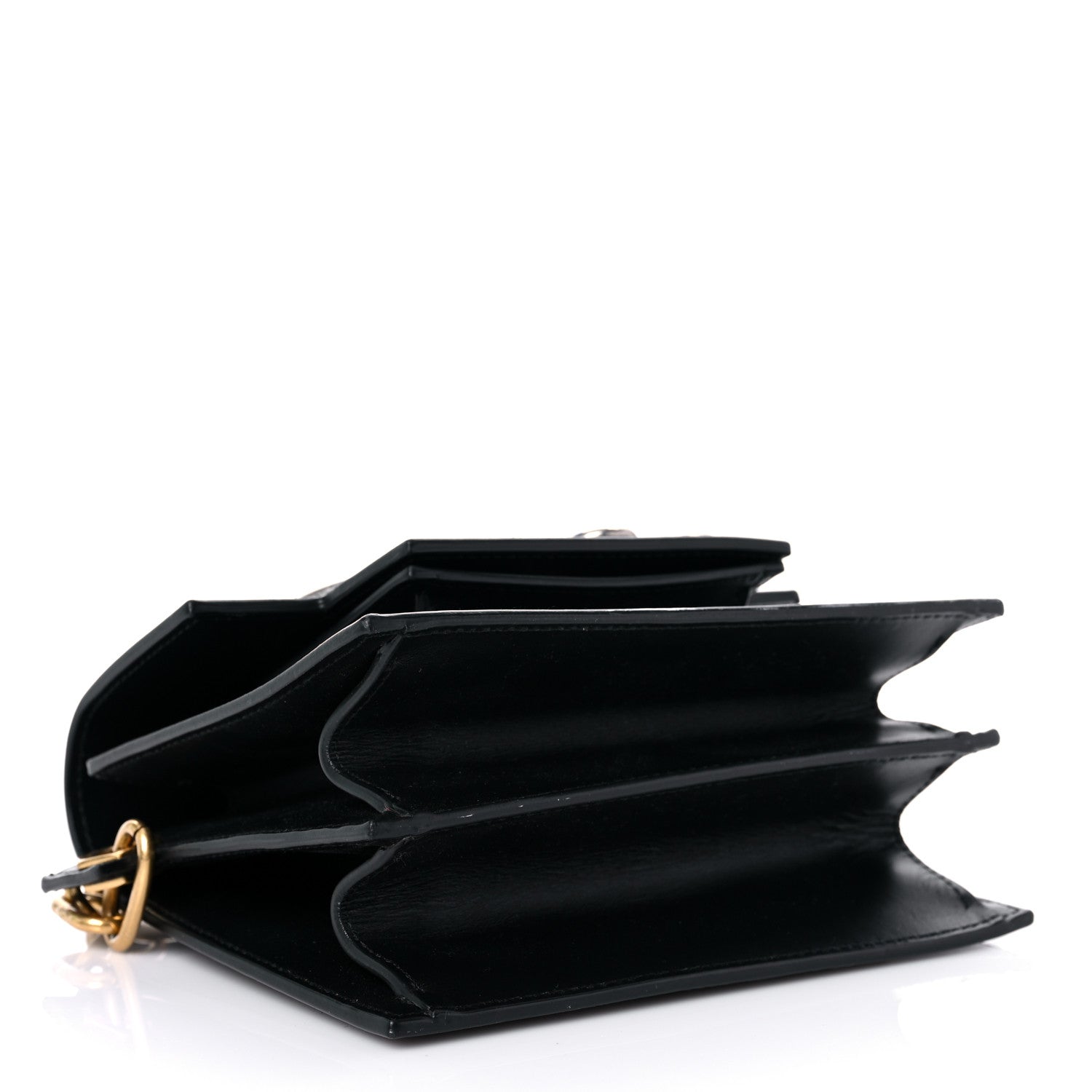 Off-White Calfskin 3D Nail Logo Shoulder Bag Black 4 of 16