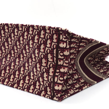 Christian Dior Oblique Large Book Tote Burgundy Multicolor 10 of 13