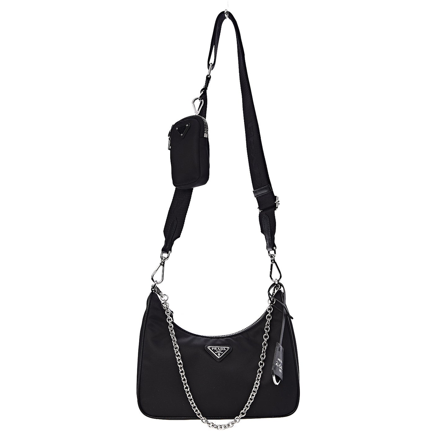 Nylon Re-Edition 2005 Shoulder Bag Black