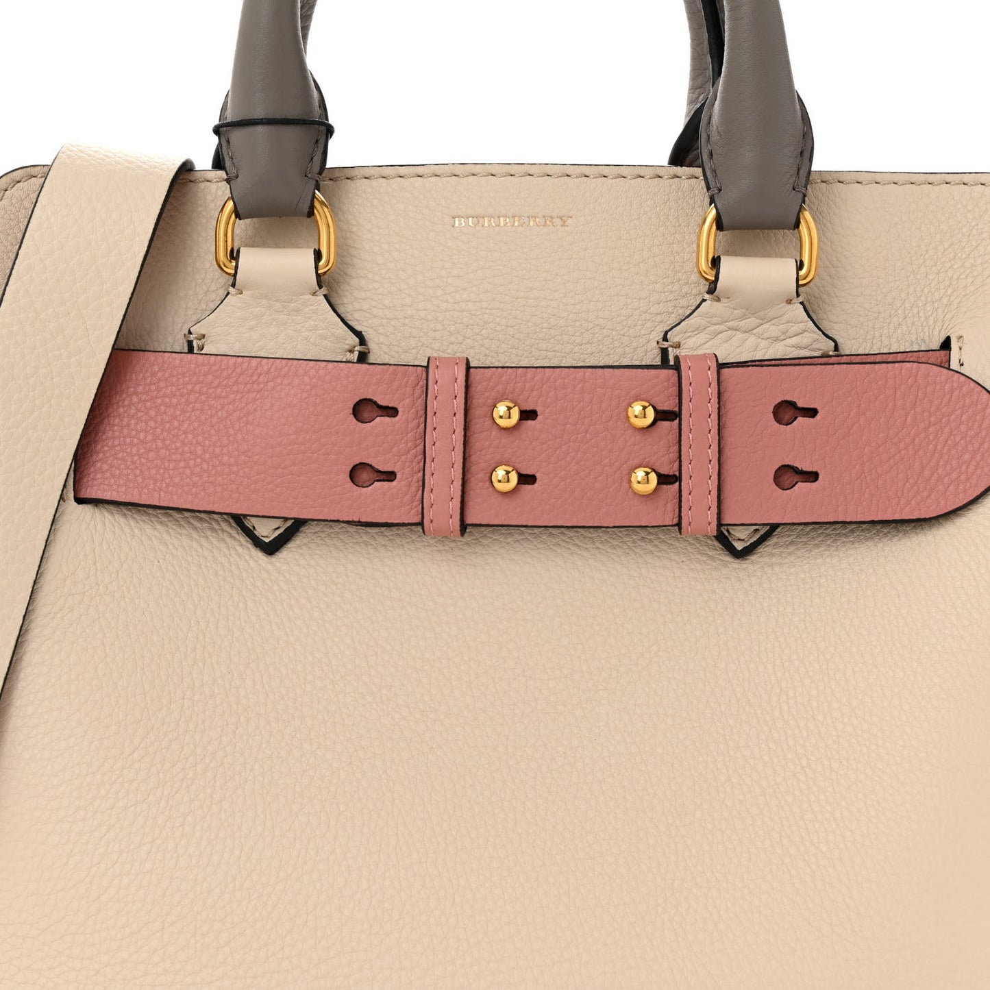 Marais Calfskin Small Belt Bag Limestone Dusty Rose