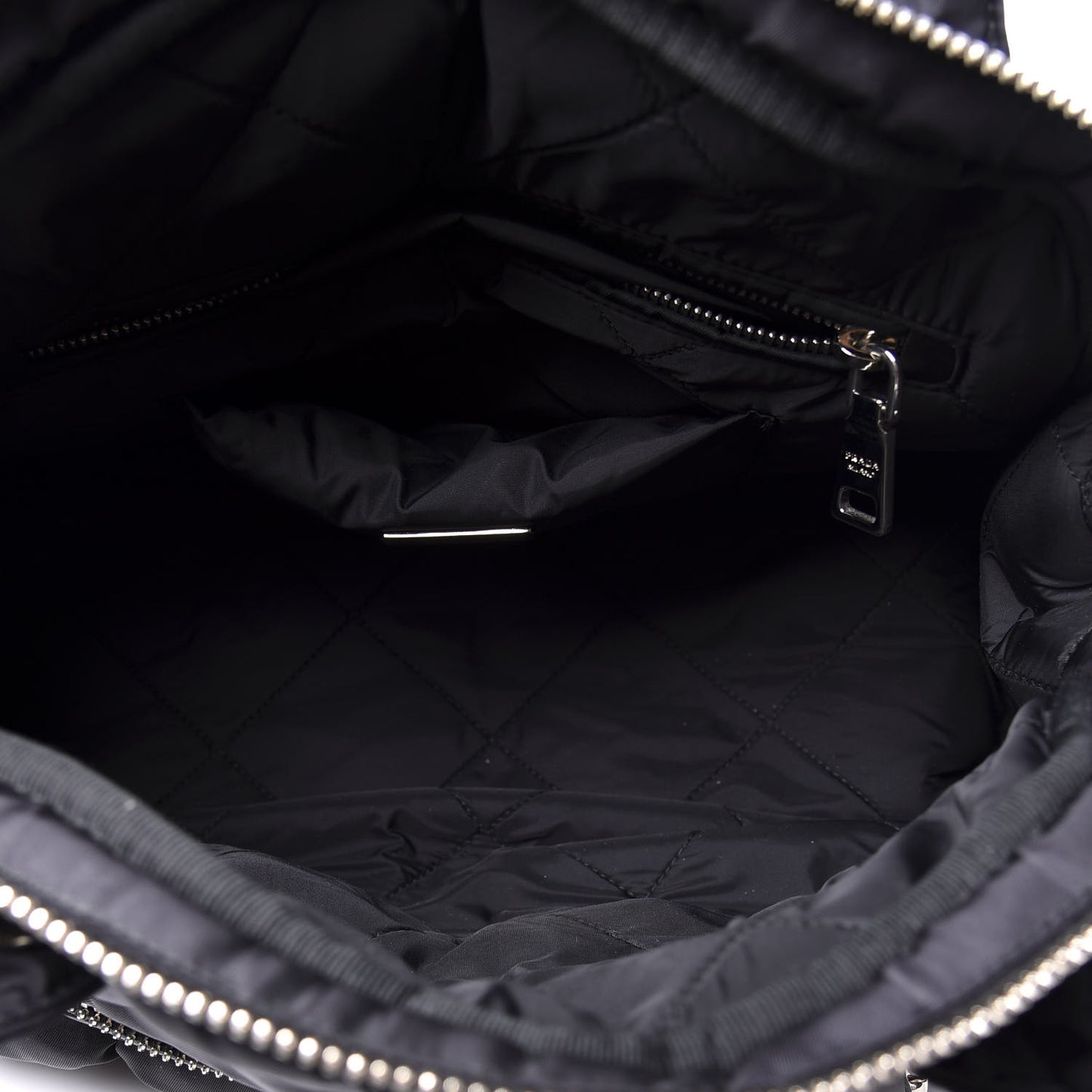 Tessuto Nylon Bomber Bag Black