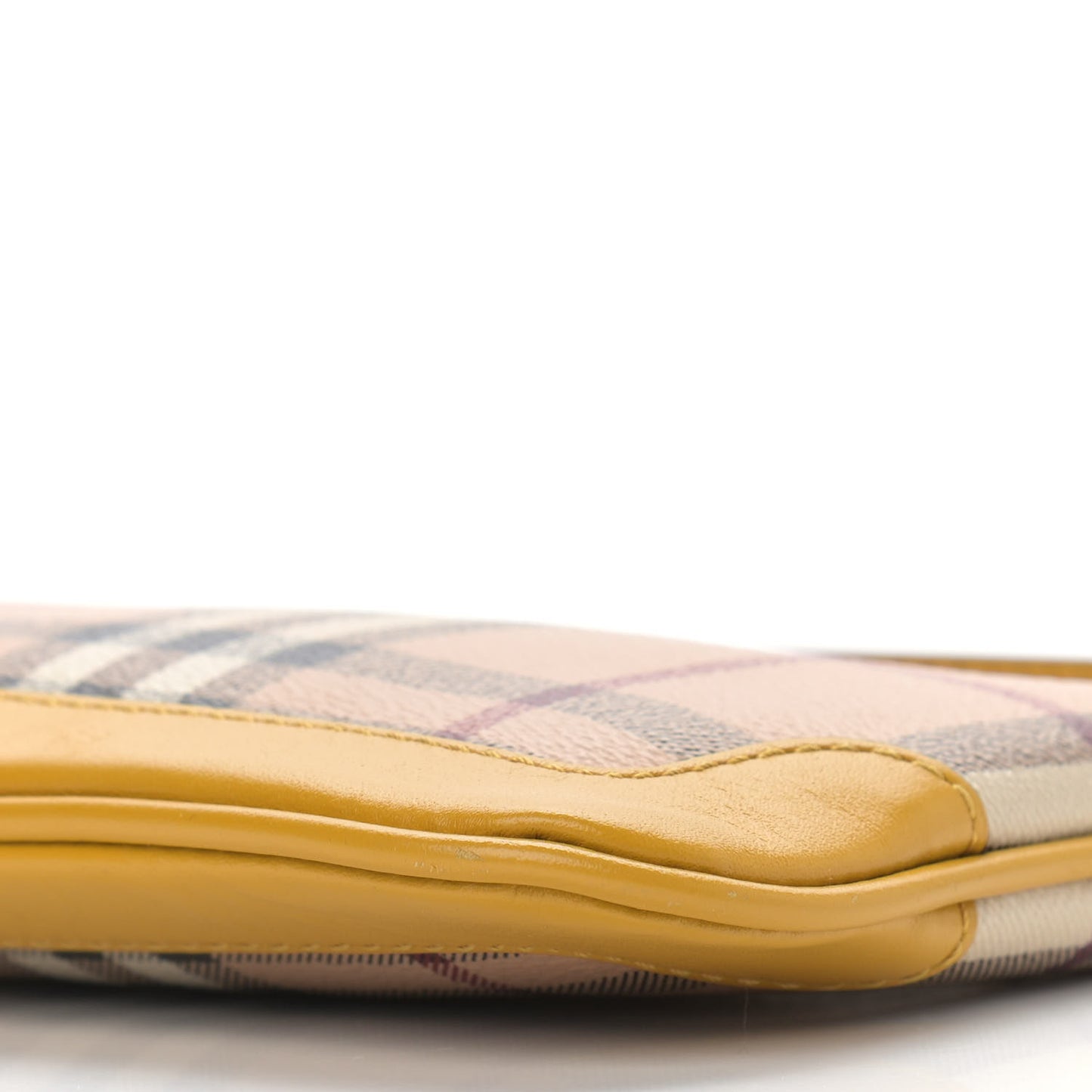 Haymarket Check Small Peyton Crossbody Clutch Bag Yellow