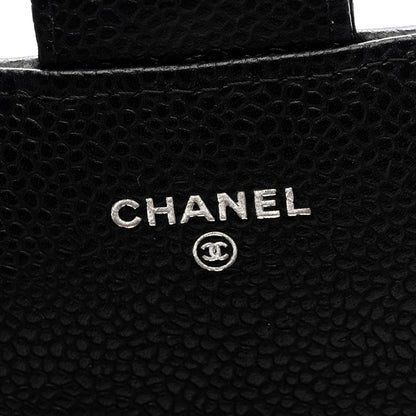 Chanel Caviar Quilted Large Gusset Flap Wallet Black 6 of 8