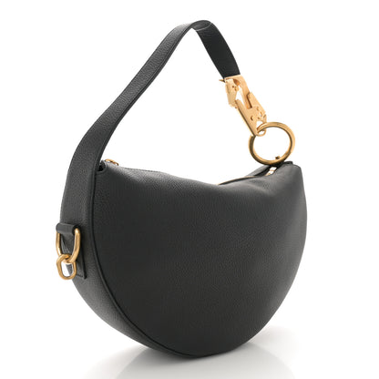 Burberry Grainy Calfskin Knight Arc Bag Black 3 of 9