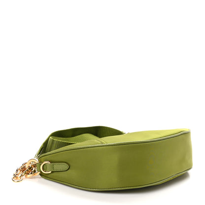 Prada Re-Nylon Demi-lune Shoulder Bag Ivy Green 4 of 9