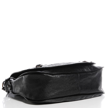 Balenciaga Agneau Classic Hardware Neo Folk Messenger Black 4 of 11