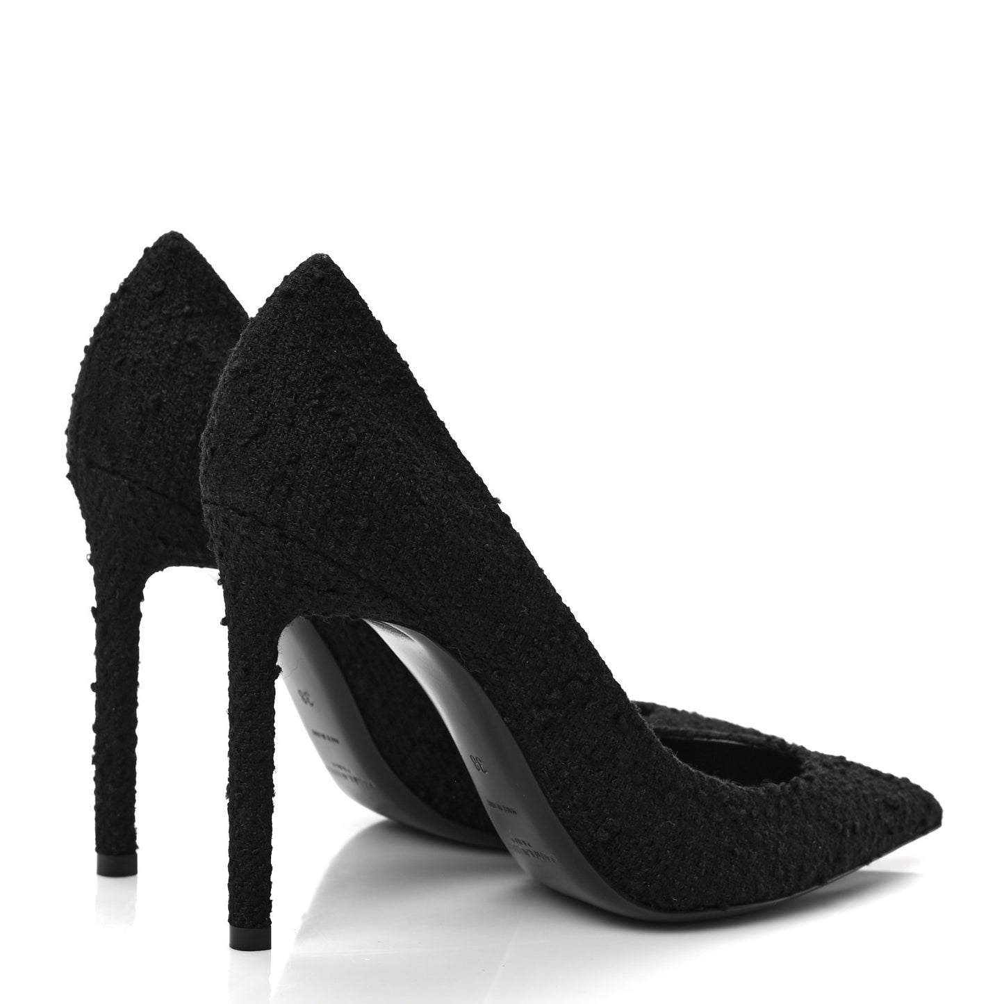 Tessuto Boucle New Ria 105 Pumps 38 Black
