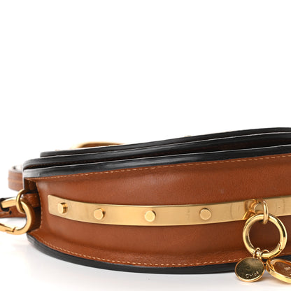 Chloe Calfskin Small Nile Bracelet Minaudiere Bag Caramel 7 of 8