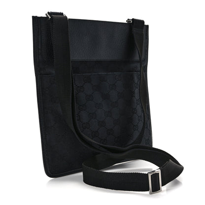 Gucci GG Monogram Messenger Crossbody Bag Black 3 of 10