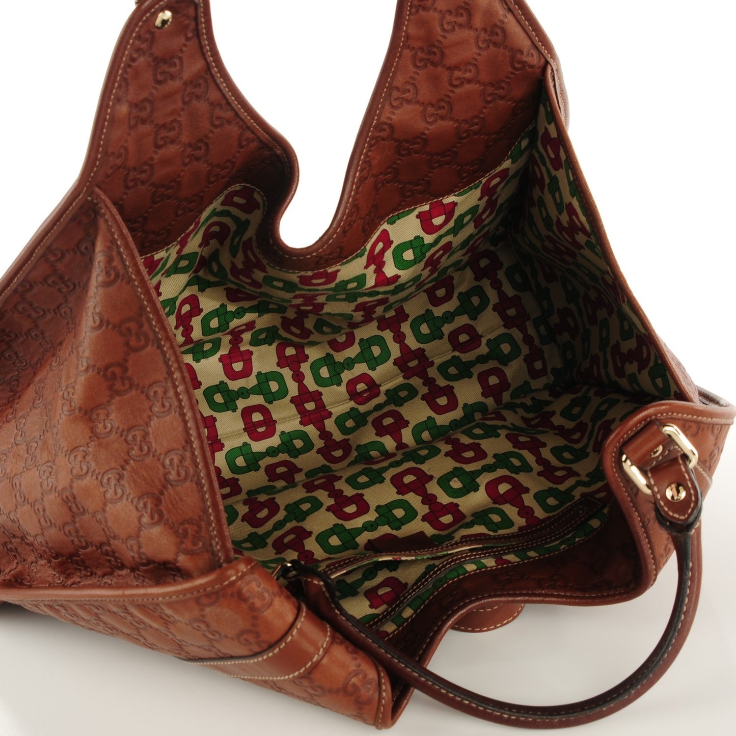 Guccissima Large Joy Shoulder Bag Brown
